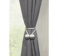 Legătoare draperie Flex-S cu magnet, alb, 48 cm, set 2 buc.