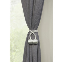 Legătoare draperie Flex-S cu magnet, alb, 48 cm, set 2 buc.