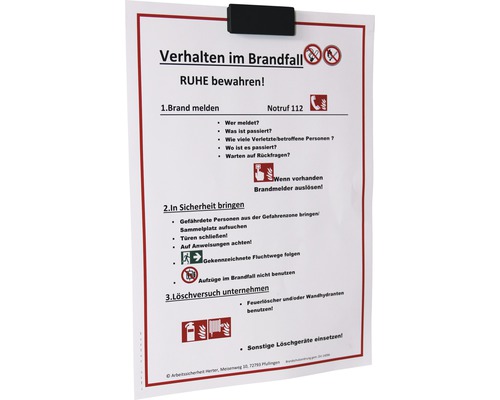 Instructiuni de comportare in caz de incendiu