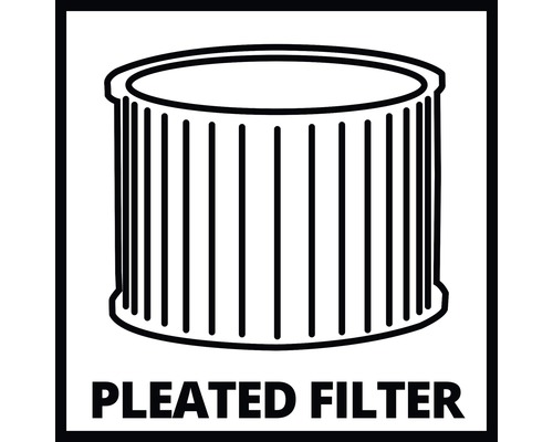Simbol pentru filtru pliat