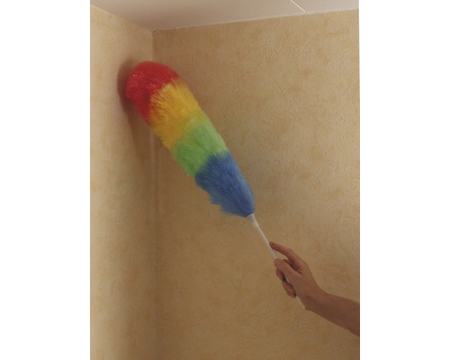 Pămătuf cu mâner din plastic pentru curățarea colțurilor