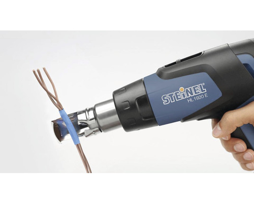 Pistol cu aer cald Steinel HL 1920 E care contractă un cablu