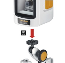Laserliner SmartCross-Laser cu racord de trepied de 1/4 inch