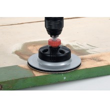 Discuri abrazive cu autofixare Wolfcraft Ø125mm, granulație 24, 5 bucăți