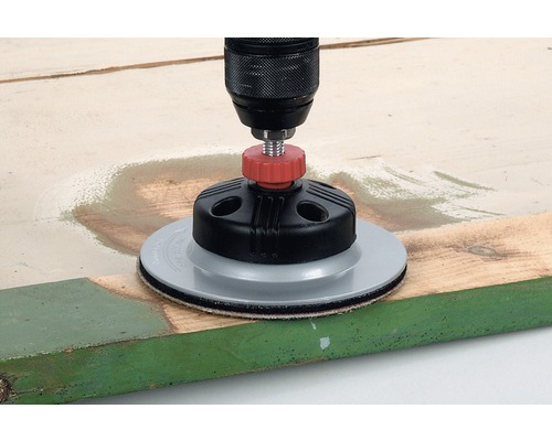 Mașină de găurit cu disc abraziv atașat pentru șlefuirea lemnului