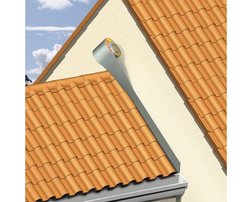 Acoperiș cu bandă adezivă pentru etanșarea tranzițiilor