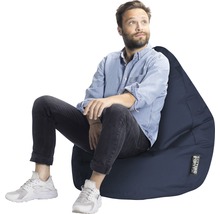 Fotoliu puf beanbag Brava XL albastru închis 70x110 cm