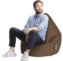 Fotoliu puf beanbag Brava XL maro 70x110 cm