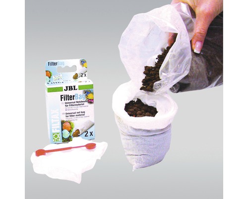 Set saci de filtrare JBL cu material filtrant și clemă de închidere