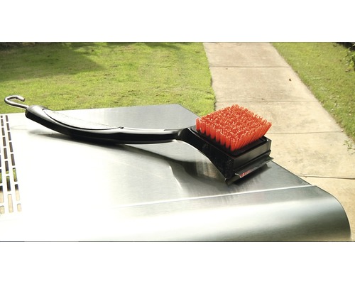 Perie grătar cu peri și răzuitor