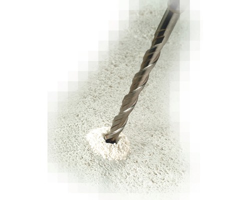 Burghiu care găurește o suprafață de beton