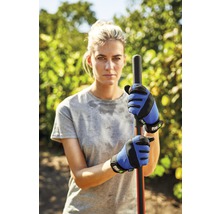 Mănuși de grădină for_q mărimea M albastru/negru-thumb-3