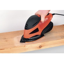 Set foi abrazive triunghi Wolfcraft 107x175 mm, granulații 80, 120 și 240, 10 bucăți