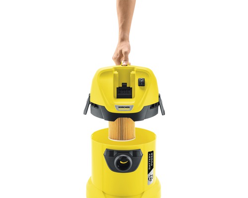 Aspirator multifuncțional cu acumulator Kärcher cu filtru și mână
