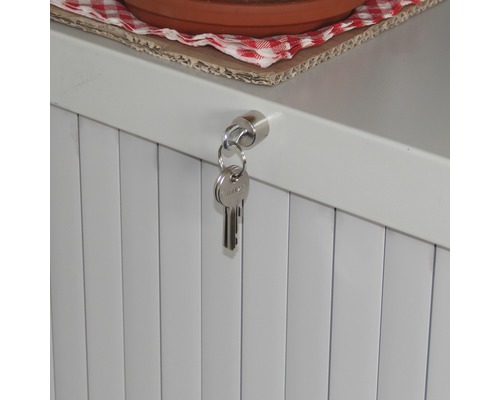 Dulap cu uși rulou și încuietoare cu cheie