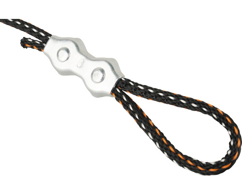 Conector metalic pentru cablu cu buclă de cablu