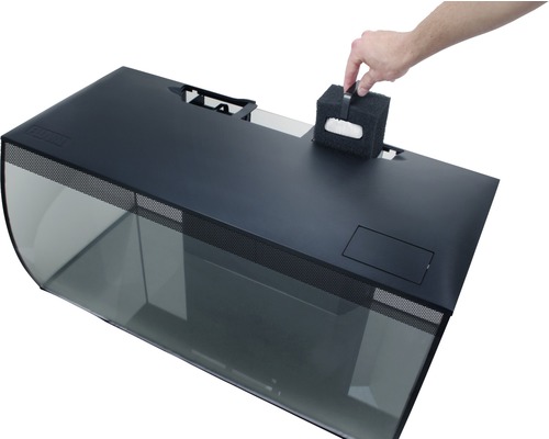 Acvariu cu curățare filtru