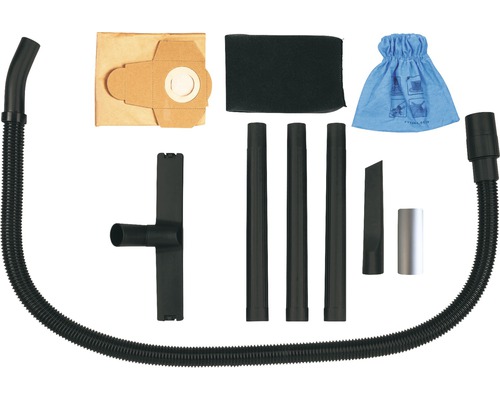 Accesorii aspirator cu furtun, duze, filtru și sac de praf