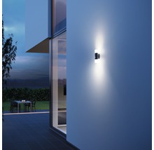 Aplică sus/jos cu LED integrat Steinel L910 9,8W 797 lumeni, senzor de mișcare, pentru exterior IP44, argintiu-thumb-5 Aplică sus/jos cu LED integrat Steinel L910 9,8W 797 lumeni, senzor de mișcare, pentru exterior IP44, argintiu-thumb-5
