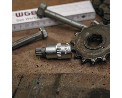 Suport de scule WGB cu șuruburi, bară de măsurare și roată dințată