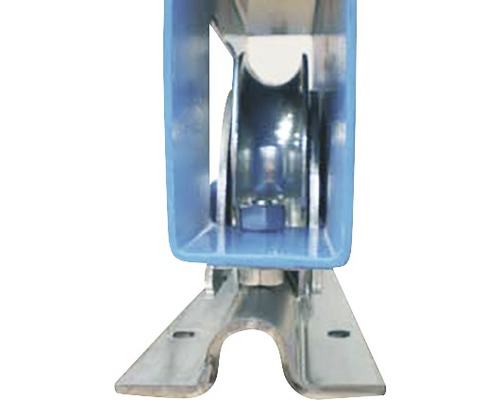 Dispozitiv de rulare cu șină metalică pentru fixare