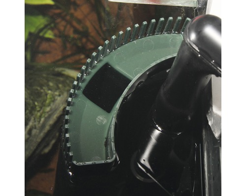 Vizualizare detaliată a filtrului intern pentru acvariu