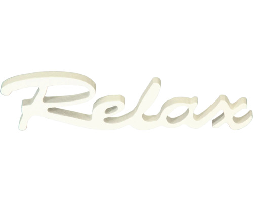 Scris decorativ din lemn Relax