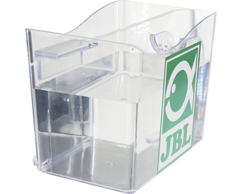 Recipient transparent de creștere cu logo JBL pentru pești de acvariu