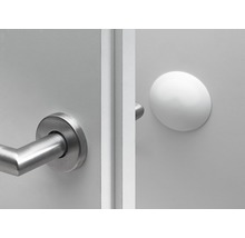 Protecție de ușă pentru perete Hettich Ø60x15 mm, plastic alb, pachet 25 bucăți-thumb-1