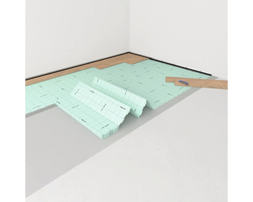 Montarea unei izolații fonice într-o cameră.