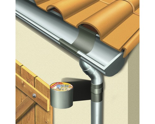 Instalare jgheaburi cu bandă de etanșare Sika Multiseal