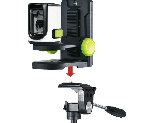 Laser cu linii în cruce cu trepied pentru aliniere precisă