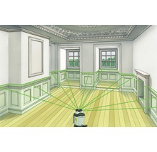 Nivelă cu laser Laserliner 360° fascicul verde