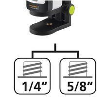 Nivelă cu laser Laserliner 360° fascicul verde