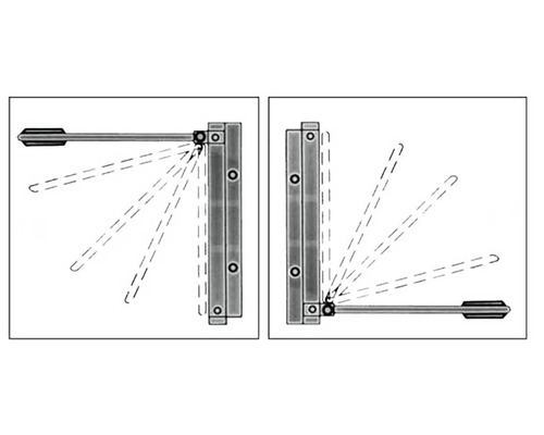 Unghi de colț reglabil pentru ferestre cu găuri pentru șuruburi pentru montaj