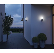 Aplică LED exterior Steinel L605 11,3W 729 lumeni, senzor de mișcare, IP44, antracit