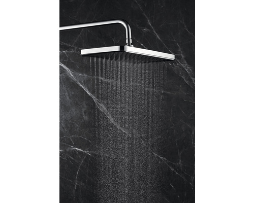 Cap de duș pătrat cu jet de apă