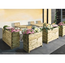 Jardinieră Toscana lemn 90x40x80 cm maro