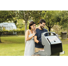 Grătar pe gaz Weber Spirit II E-310 GBS negru 3 arzătoare din oțel inoxidabil 8,79 kW suprafață de gătire 60x46 cm capabilitate iGrill incl. termometru, masă laterală rabatabilă, grătar menținere căldură, tavă de colectare grăsime, cârlige-thumb-15
