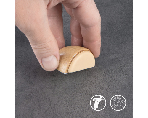 Oprirea ușii pentru montaj pe perete