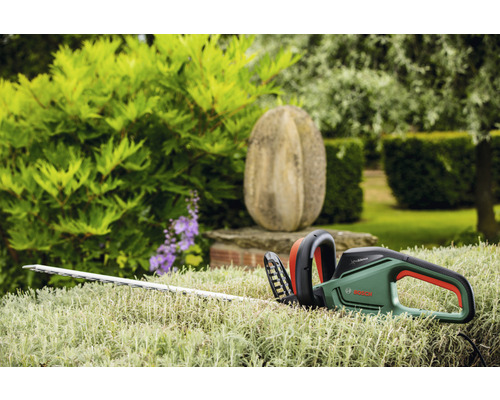 Foarfece de tuns gard viu în grădină