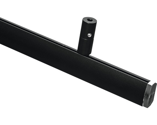 Șină de alimentare neagră cu un singur spot.