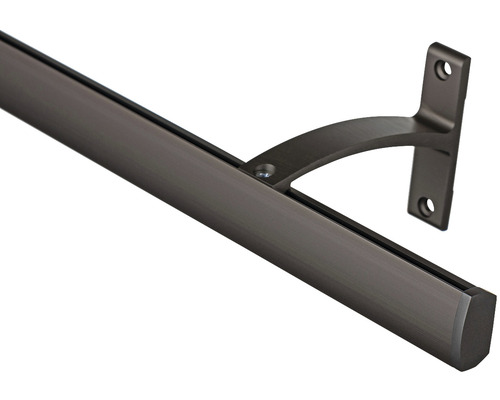 Bară de perdele cu suport de perete