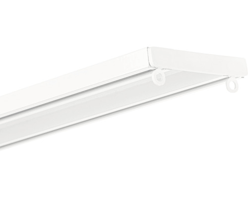 Șină de perdea metalică cu cărucioare