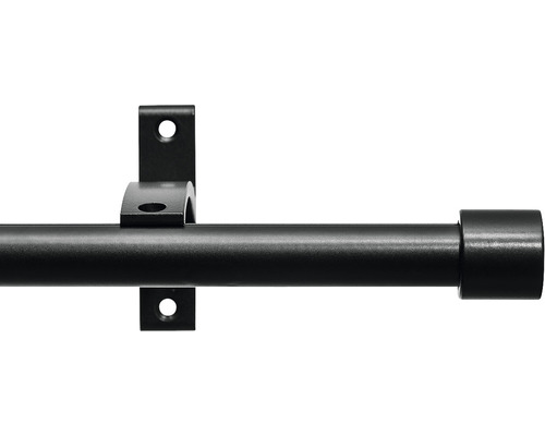 Bară de perdele cu suport pentru montare pe perete