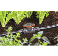Robinet pentru conductă 3/16" Gardena, plastic negru