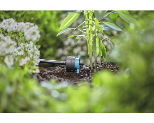 Irigare prin picurare în grădină pentru irigarea plantelor