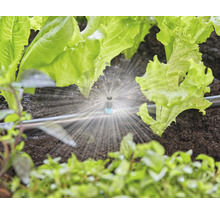 Aspersor 360° Micro Gardena GRADE 13322-20 racord 3/16", plastic negru