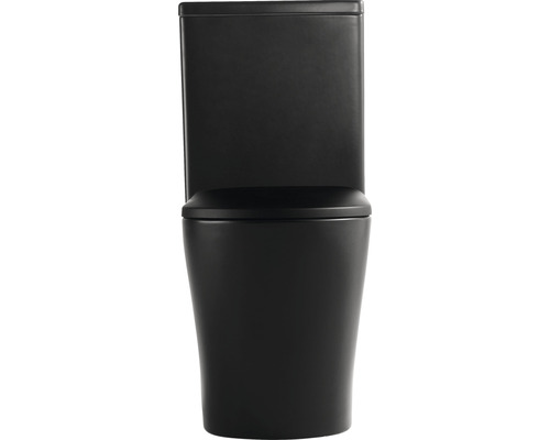 Toaletă neagră de podea pentru baie