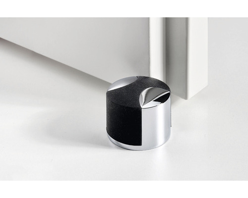 Opriitor de ușă din metal și pâslă